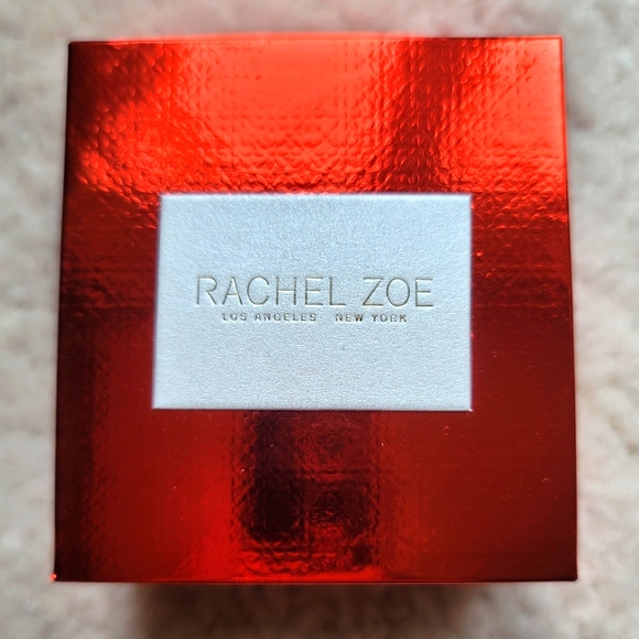 NWT Rachel Zoe Sterling Silver Gold Cubic Zirconia Sun Disc Pendant Necklace - Picture 5 of 6